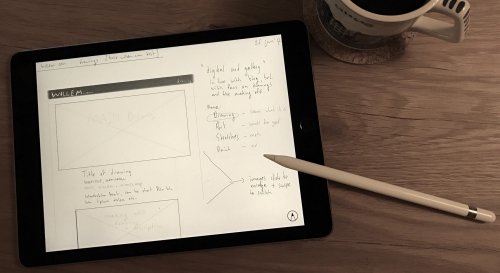 iPad Pro + Apple Pencil replacing paper
