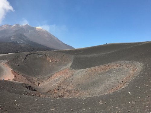 These craters are the result of explosive magma eruptions