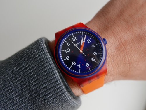 ... now you don't - Biostrap wears well and easily goes under your sleeve
