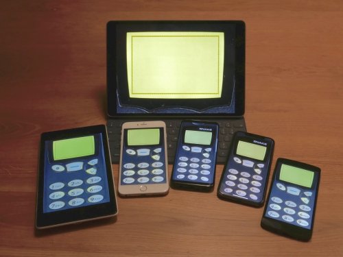 Prototype of Snake '97 running on various devices