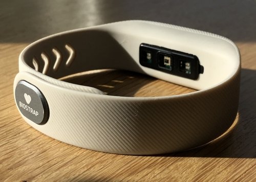 Biostrap, wrist band, collecting health data on a daily basis, providing long term insights