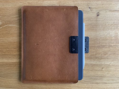 Hardgraft iPad Pro case with the keyboard folio and Apple Pencil
