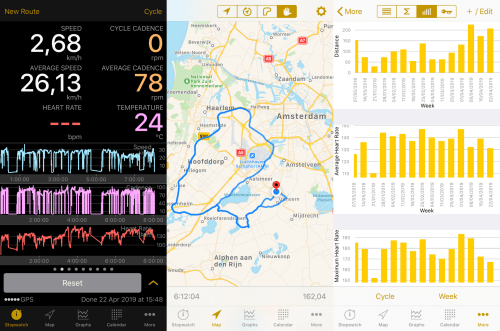 Using Cyclemeter as my bike computer to collect advanced ride data