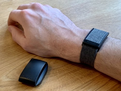 The WHOOP Strap is charged using a slide-on battery pack, allowing you to wear it continuously