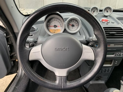 Smart Roadster steer - notice the F1-style gear flaps