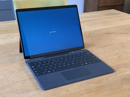 Surface Pro X with its keyboard is just like a laptop