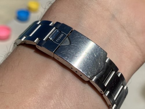 This is what 6 months of continuous wear look like on a Oyster bracelet!