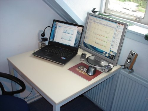 My computer in 2005: Windows XP, Nokia Communicator and MSN Messenger
