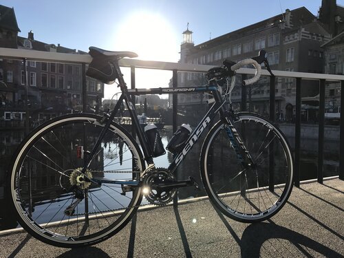 This picture was taken in downtown Leiden during one of the first cold days of November.