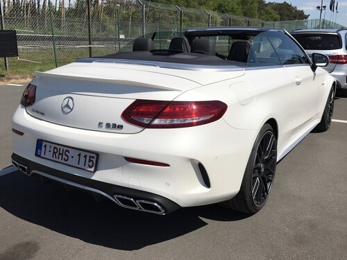 The C63S is definitely my favourite, a rudimental monster with an open roof