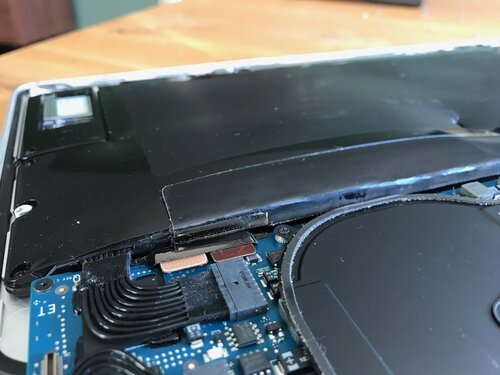 Saving a MacBook Air with exploded battery - Don't try this at home - but I  did