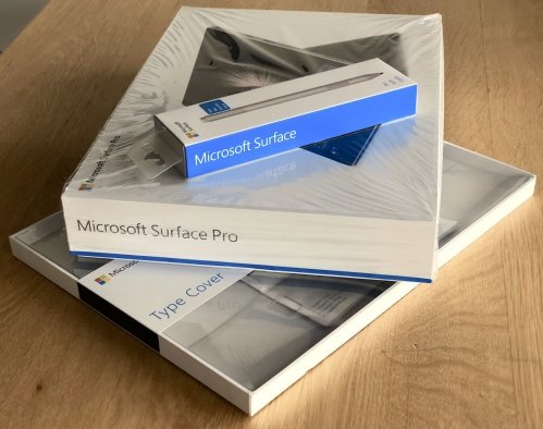 Surface Pro, type cover and pen - al sold seperately - because, why just one package if you can have three times as much fun!?