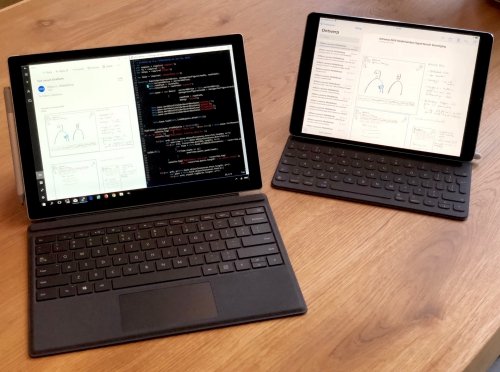 Using the Surface and iPad as laptop
