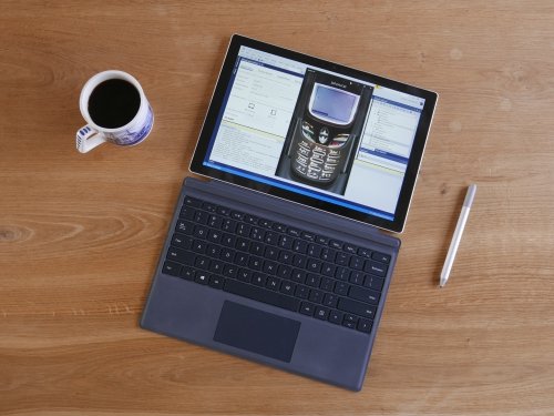 Developing software with Microsoft Visual Studio on a Surface Pro tablet