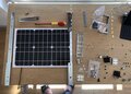 Learning from powering my personal devices using nothing but self generated electricity using a solar panel and power banks.