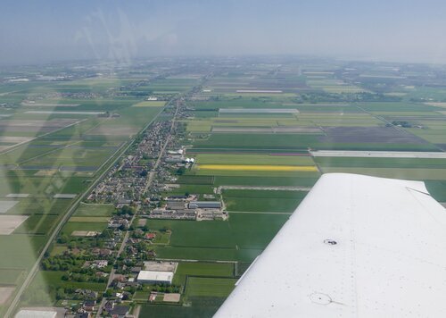 Middelie, with some colourful flower fields