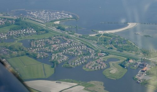 Medemblik (with the regattacenter in the top left)