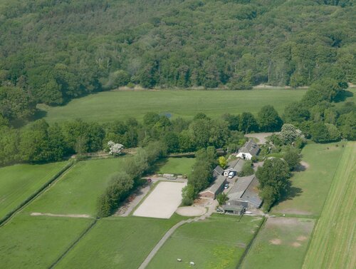 House seen from above near Hollandse Rading