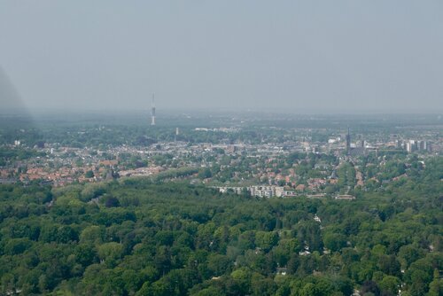 Hilversum - with the radio/TV tower clearly visible