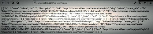 Leaking personal user information from the WordPress REST API