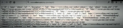 Leaking personal user information from the WordPress REST API