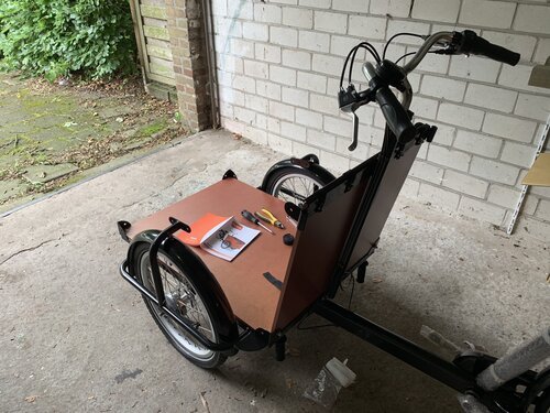 Flat bed cargo bike - of sorts :-)