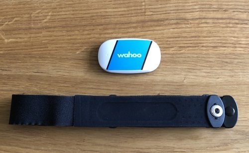 Wahoo TICKR uses conductive pads in its strap to capture your heart's electric activity directly