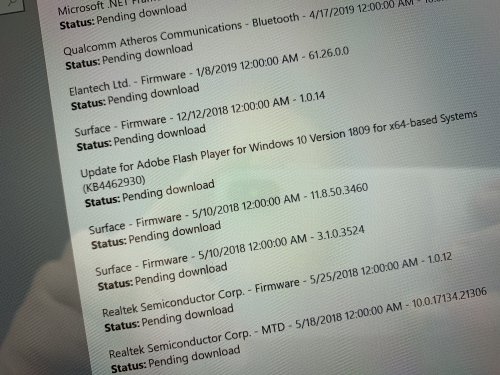 Note the many firmware updates, you can only install them from Windows