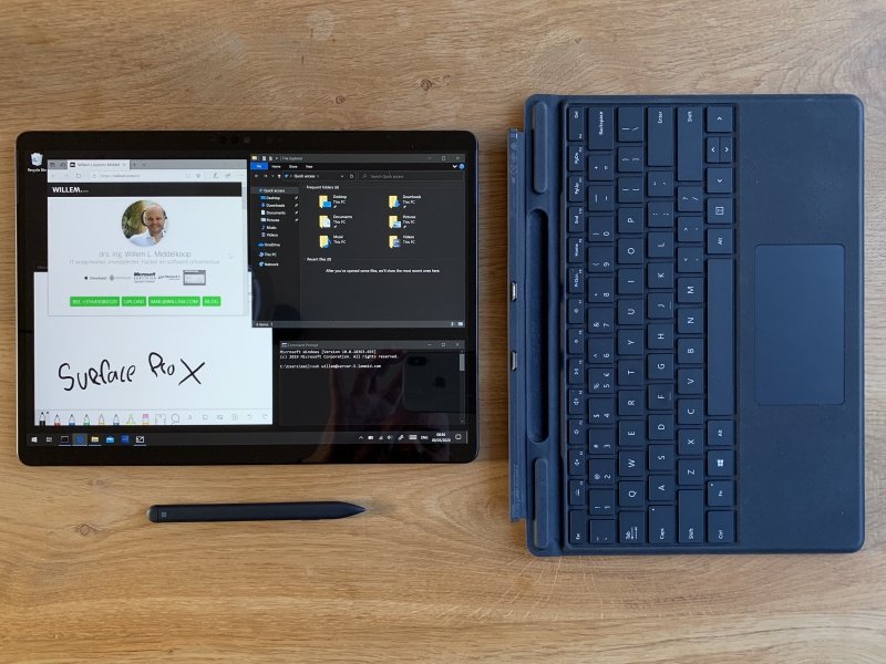 Drawing On A Surface Pro X With Windows 10 On Arm Working With Microsoft Surface Pro X