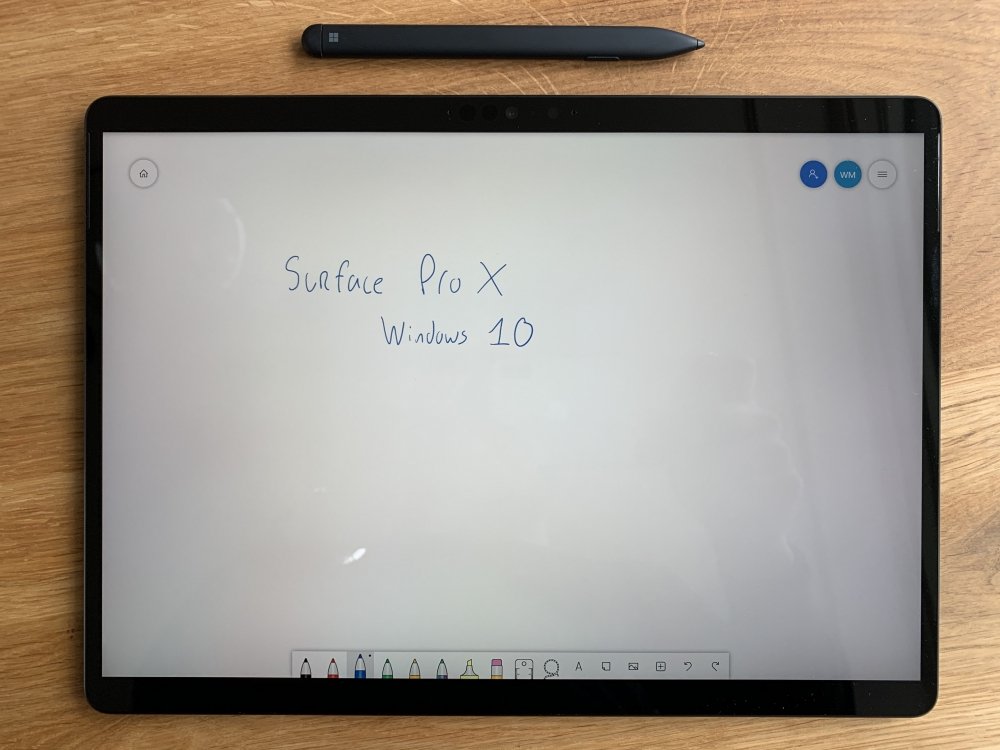 surface pro x for video editing