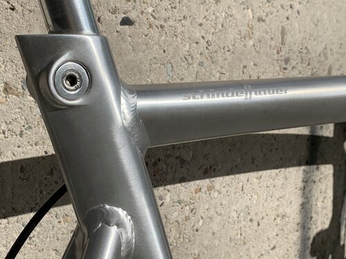 triple butted aluminium frame