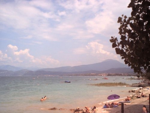 No vintage photo filters applied: this is an untouched original digital photo from 2001. (Lake Garda, Italy, 2001)