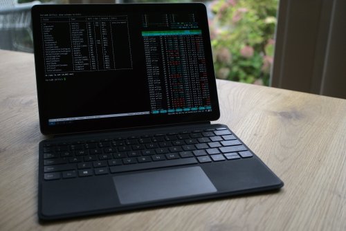 The Surface Go 2 is a serious tool, capable of powerful things when you connect to the cloud (using a terminal, MOSH and tmux)