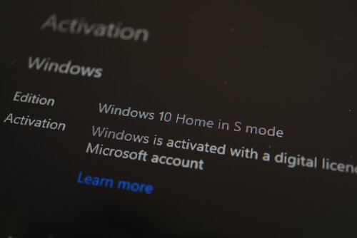 Windows 10 Home in S mode