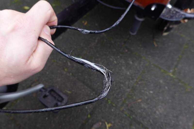 replacing shimano gear cable
