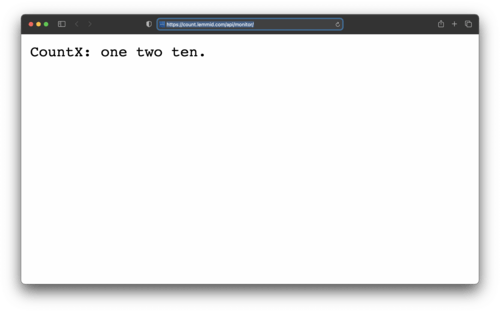 A special URL returns a simple text response if a few common (internal) function calls succeed 