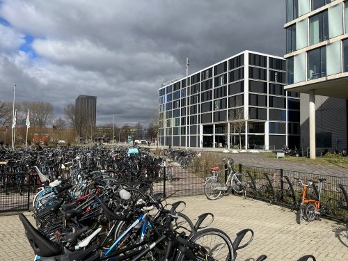 The Universiteit van Amsterdam at the Science Park campus - friends of the blog will recognise my bike