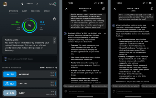 WHOOP's new integration with OpenAI makes it a personal coach, providing you with tailored advice on training, health and feeling fit