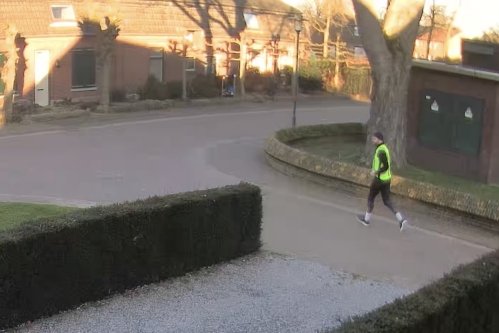 Me learning to run as captured by CCTV