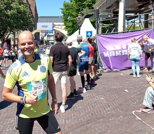 When finishing is victory: completed the Leiden Marathon!