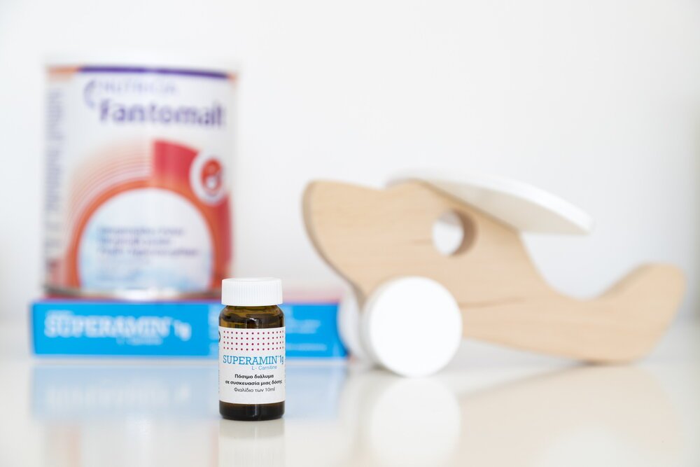 Umgang mit MCADD, dem L-Carnitin-Medikament und Fantomalt Energiepulver (Foto von Ellen Middelkoop)