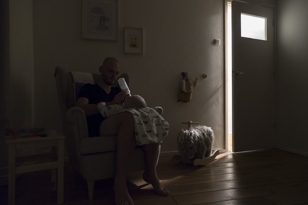 Nächtliches Füttern (Foto von Ellen Middelkoop)