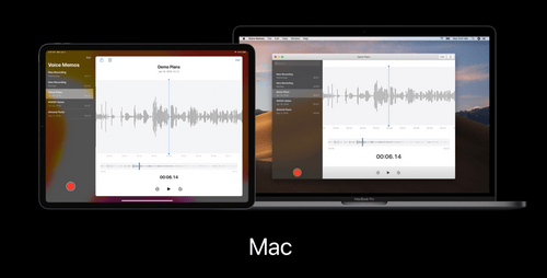 Dieselbe App auf iOS/iPadOS und macOS