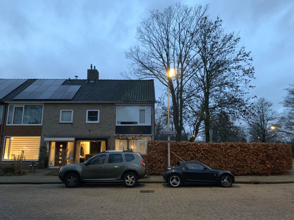 Die Ankunft des Familienautos...