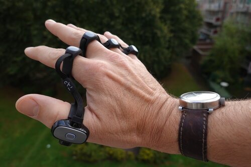 Tragen des Tap Strap