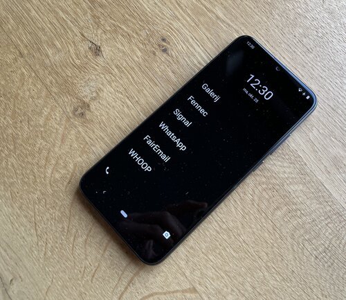Der „unlauncher“ in Aktion auf meinem Volla Phone – eine minimalistische Alternative zum Standard-Volla-Erlebnis
