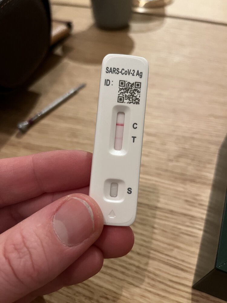 Positiv auf COVID getestet, das wünscht man sich nicht, wenn man das Training wieder aufnimmt...