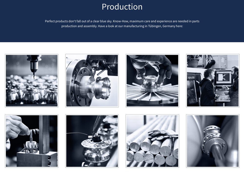 Bilder aus der SON-Fabrik in Tübingen, Deutschland - die nehmen es ernst mit der richtigen Vorgehensweise