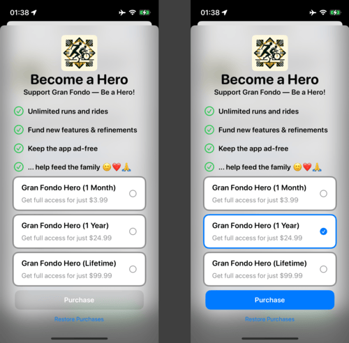 Entwerfen einer Paywall für meine App: nicht meine Lieblingsaufgabe im Umgang mit Benutzern, aber dennoch eine sehr wichtige.