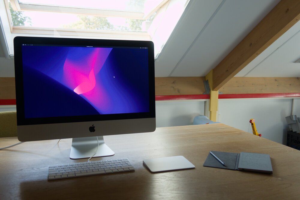 Dieser Beitrag wurde auf genau diesem iMac mit Omarchy Linux veröffentlicht